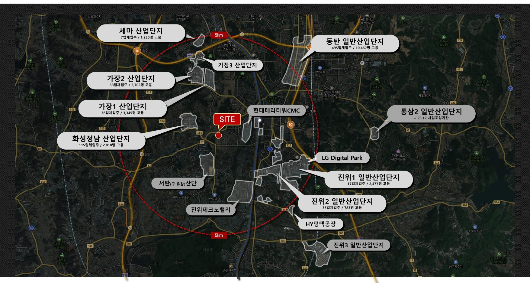 오산 세교 호반써밋 입지환경